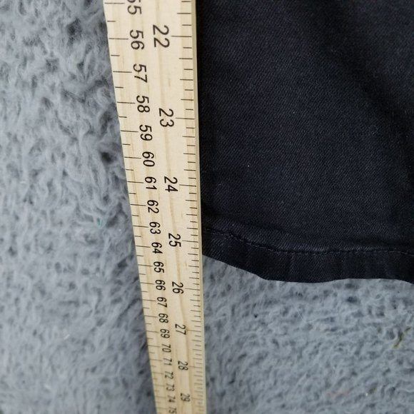 Allison Daley Jeans Womens 8 Petite Black Stretch Shaping Mid Rise Slim Ankle - Picture 5 of 11